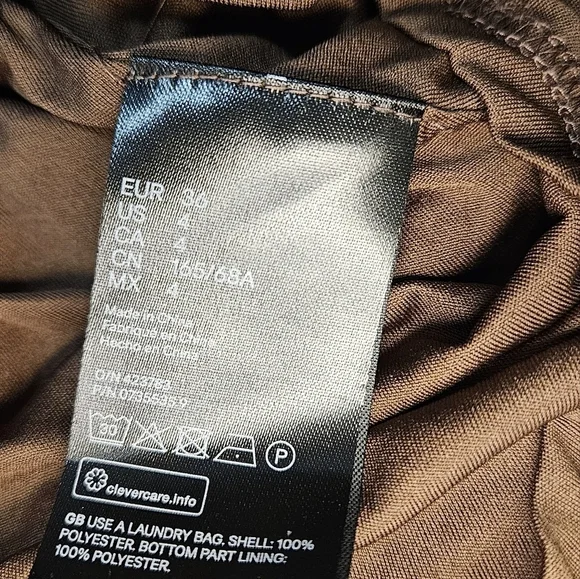 H&M Chiffon Romper brown and pink floral. Size 4 - Picture 10 of 11